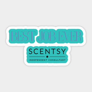 scentsy wax warm repeat independent consultant, best job ever, Sticker